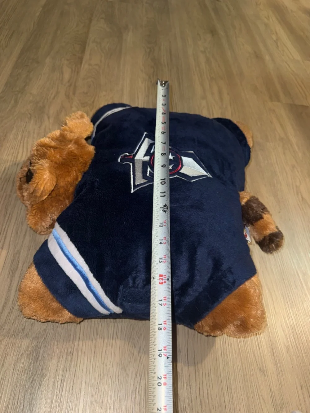 Tennessee Titans T-Rac Mascot Pillow Pet 18” NFL Raccoon Plush Team Pets 2011